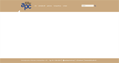 Desktop Screenshot of apcbrasil.org